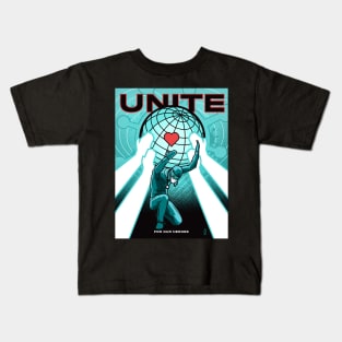 Unite For Our Heroes Poster Kids T-Shirt